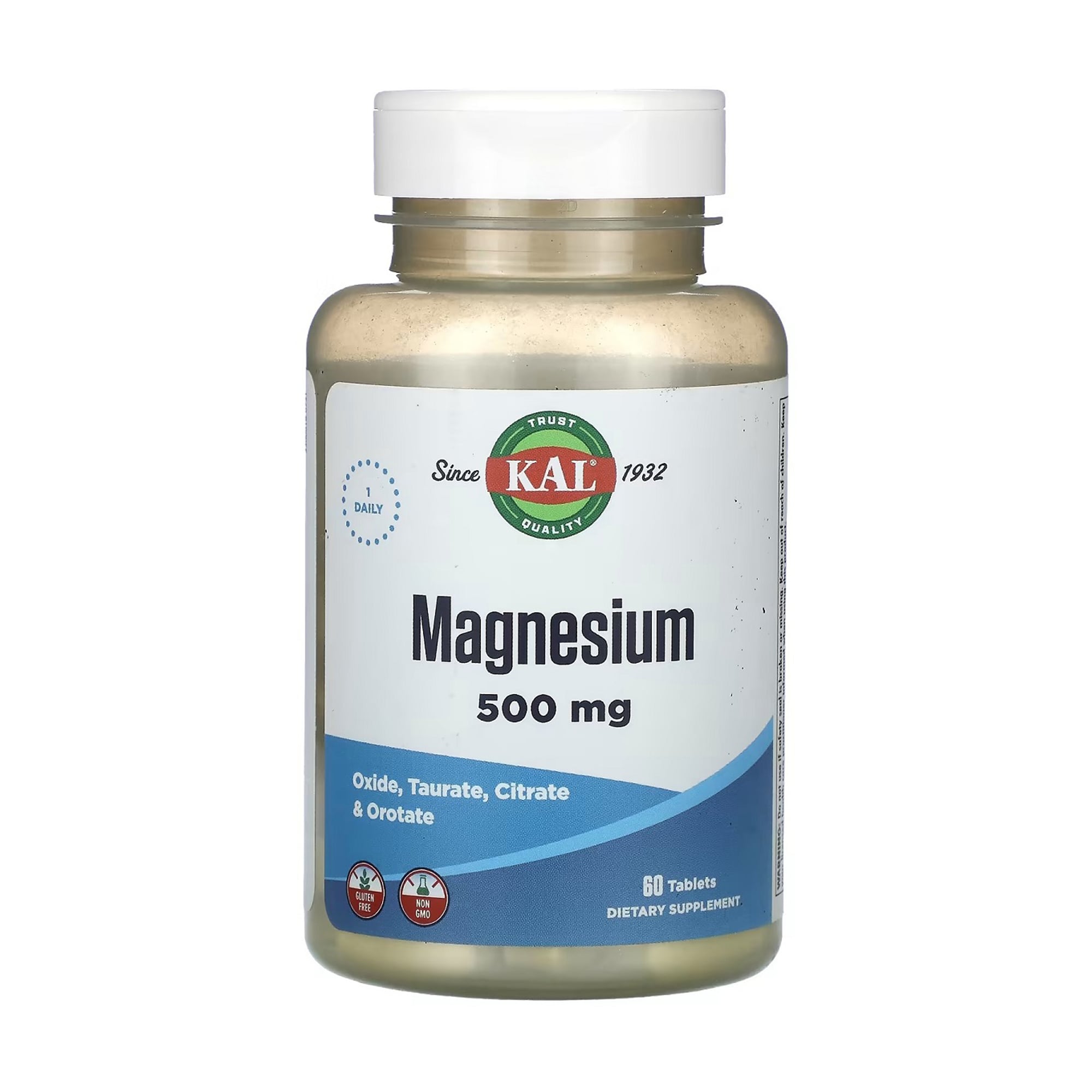 Магній KAL Magnesium, 500 мг, 60 таблеток